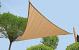 Zonnezeil - 3-hoek 5.5x5.5m zandbeige