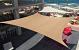 Zonnezeil - 4-kant 5.5x5.5m zandbeige