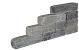 Blockstone 15x15x60 - Zwart/Grijs