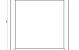 Gepoedercoat staal plantenbak Miami 50 x 50 cm - RAL9010 - met bodem