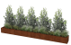 Cortenstaal plantenbak Texas xxl 400 x 40 cm - 40cm hoog - Geen Bodem