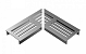 Ultra Drain Silverline Straight Rooster L-hoek