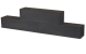 GeoPlano stapelblok 60x15x15cm Zwart