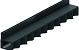 Aqualine sleufgoot 1000 mm. Zwart LET OP 2 cm