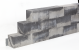 Lineablock 15x15x30 Zwart/Grijs