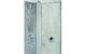 Tussenpaal wit/grijs glad voor 2 motief platen 10 x 10 x 280 betonpaal