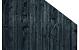 Tuinscherm zwart gesp. 23 planks (21+2) - Dresden H180/90x180cm VERLOOP - schutting
