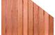 Tuinscherm hardhout 21 planks (19+2) - Dronten 180/90x180cm VERLOOP - schutting