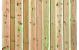 Tuinscherm geïmpregneerd 11 planks - Twente 180x180cm geschaafd - schutting