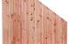 Tuinscherm lariks 21 planks - Zwarte Woud 180/90x180cm VERLOOP schutting