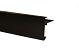 Aluminium daktrim 4.5x4.5x250 - Zwart