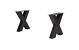 3150-A Model X - 80x80 hoogte 42 cm, breedte 38 cm voor Bankje
