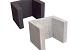 U-element 40x40x50 zwart