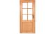 Enkele deur Linksdraaiend Glas Douglas ( losse roedes)