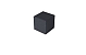 Schellevis zitelement (vierkant) 50x50x50 cm carbon