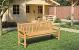 Teak parkbank - Norwich 180cm
