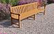 Teak parkbank - Norwich 300cm