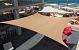 Zonnezeil - 4-kant 4.2x4.2m zandbeige