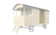 Prefab paneel met raam - t.b.v. zigeunerwagen