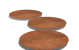 Cortenstaal staptegel - Rond - 25 cm