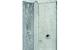 Tussenpaal wit/grijs glad voor 2 motief platen 10 x 10 x 280 betonpaal