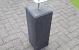 Berton© betonpoer 12,0 x 12,0 x 60,0 cm, antraciet, M16-bus, kleine velling