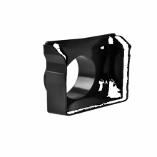 Aqua Drain 50/100 eindplaat met horizontale uitloop - Vario