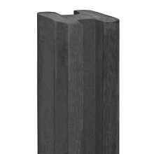 Berton©-E-sleufpaal 10x10 antraciet - 10x10x270cm - Eems-serie