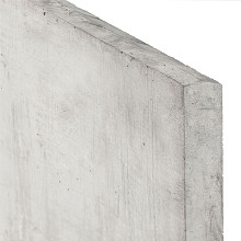 Berton©-onderplaat wit/grijs - H24xD3.5xL180cm - uitsluitend voor sleufpaal