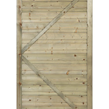 Tuindeur Breda - Rhombus Vuren Geïmpregneerd 28mm dik! 180x97cm - Horizontaal