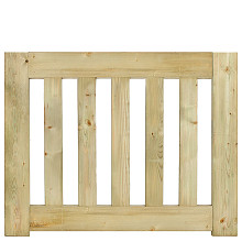 Tuinhekdeur geïmpregneerd - H60xB100XD4cm Modern de Luxe
