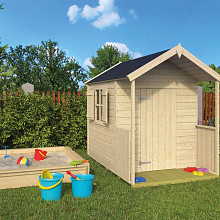 Speelhuisje - Pinokkio (6,5m² dakleer)