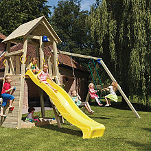 *Blue rabbit 2.0 - Toren Belvedere - platform hoogte 150cm - dus geschikt voor glijbaan 3 mtr - geen