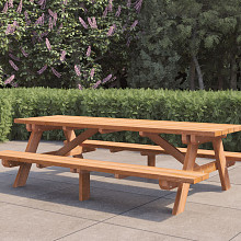 Hardhouten picknicktafel - Giant