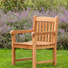 Tuinset teak - Blokstoel Birmingham
