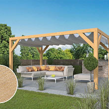 Schuifzeil - 300x500cm zand/beige