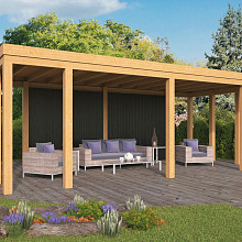 DHZ Plat dak Brammelo - Zwart 750x355cm