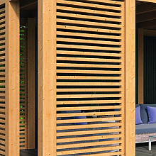 Wandmodule - Set 3 Spijlen wand B99xH234cm