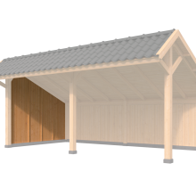 Voor- / achterwandmodule type P - 1980x2300mm