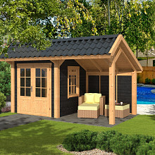 Bergen L Type 3 - Potdekselplank zwart