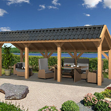 Bergen L Type 5 - Potdekselplank blank