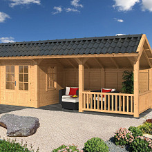 Bergen L Type 8 - Potdekselplank blank