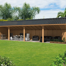 Bergen XL Type 10 - Potdekselplank blank