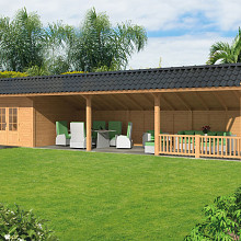 Bergen XL Type 11 - Potdekselplank blank