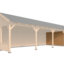Zijwandmodule type T - 3480x2300mm