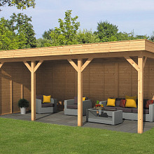 Oslo L Type 6 - Potdekselplank blank