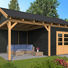 Hamar XL Type 3 - Potdekselplank zwart