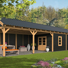 Hamar XL Type 11 - Potdekselplank zwart