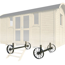 Wielenset/onderstel - t.b.v. zigeunerwagen