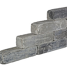 Blockstone 15x15x60 - Zwart/Grijs